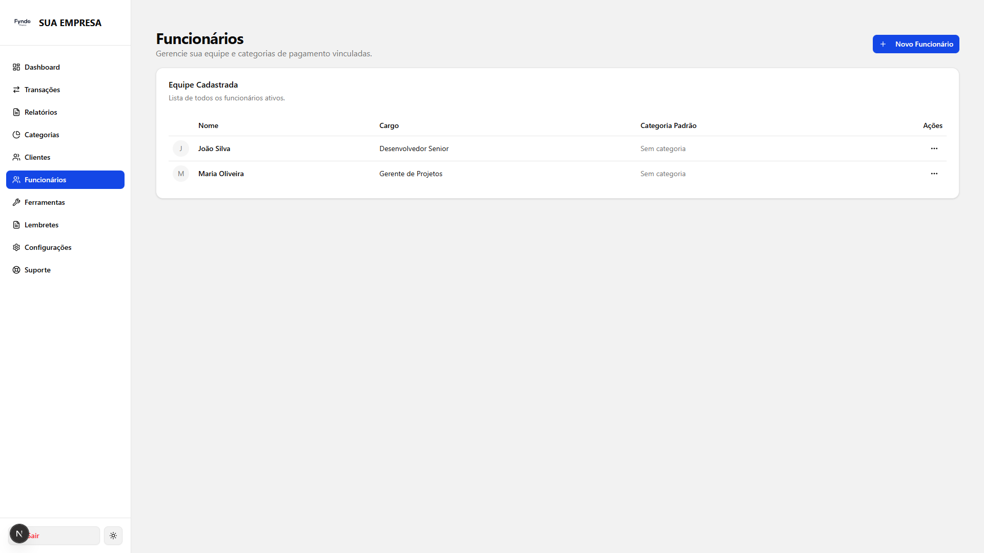 Fyndo Finance Tela 3